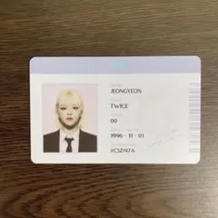 ジョンヨン IDカード formula of love トレカ