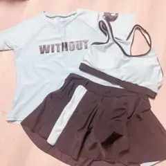 水着 女の子 子供 3点セット XL