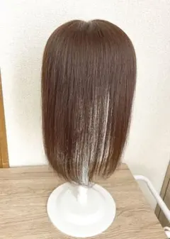 らんまる様専用★新世界ヘアピース　12×14cm ダークブラウン