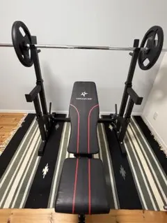 WILD FIT トレーニングベンチ バーベルセット - メルカリ