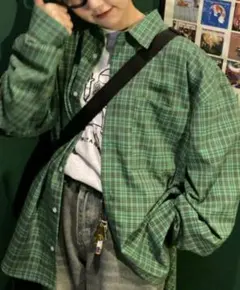 CIAOPANIC TYPYルースシルエット チェックシャツ