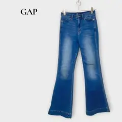 ギャップ GAP フレアデニム ジーンズ ブーツカット ブルー W25 S相当