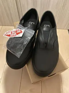 【新品】27cm VANS オーセンティックスリッポン　レザー　V44CF GB