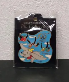 ★レア！レトロ★ディズニー100周年ピンバッジ★ダンボ★