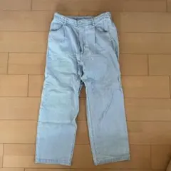 WEGワイドパンツ M ライトブルー