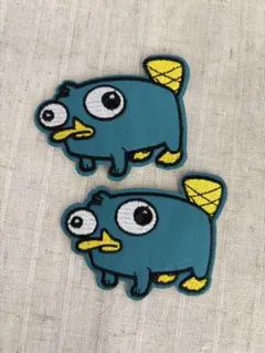 ディズニー チャンネル フェニアスとファーブ カモノハシペリー 刺繍 ワッペン