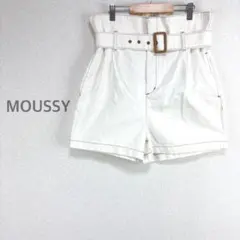 【マウジー】ショートパンツ S 新品 タグ付ハイウェスト デニム ジーンズ