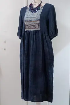 No.39 ハンドメイド犬服 デニム風バルーンワンピース - メルカリ