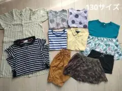 #2 女の子 夏物 130 まとめ売り ワンピース トップス キュロット