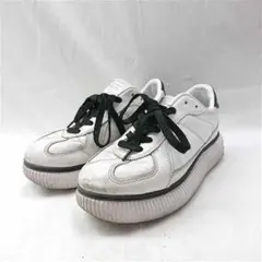オニツカタイガー 厚底スニーカー ホワイト ブラック メンズのサムネイル