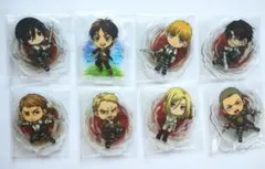 進撃の巨人　一番くじ　きゅんキャラいらすとれーしょんず　全8種　アクスタ