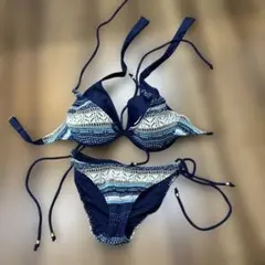 【未使用、試着も服の上から】スイムウエア水着　リゾートMサイズ(9EF)日本製