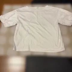 niko and… ニコアンド　半袖Tシャツ　ホワイト　バルーン袖　薄手