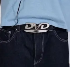 DVDロゴメタルバックル ブラックベルト