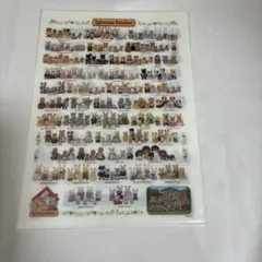 シルバニアファミリー 35周年記念　クリアファイル　新品