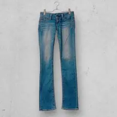 z1011【マウジー】スキニーデニムパンツ　ジーンズ　ブルー　レディース