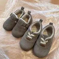 テータテート　靴　パンプス　コーデュロイ　ブーツ　14センチ　バースデイ