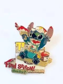 レトロ　東京ディズニーランド スティッチ ピンバッジ