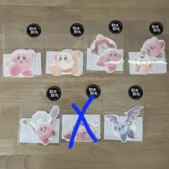 星のカービィ ステッカー 6枚セット