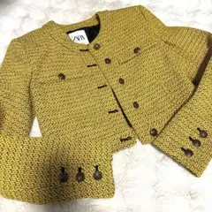 ZARAツイードジャケットXS