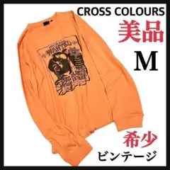 新品同様 希少 90s クロスカラーズ レア 長袖Tシャツ ビンテージ M