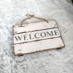 ウッド製 WELCOMEボード