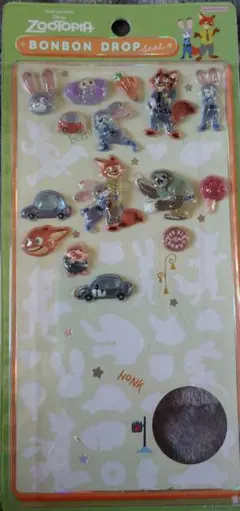 ボンボンドロップシール　ズートピア 正規品　おすそわけ　ディズニー