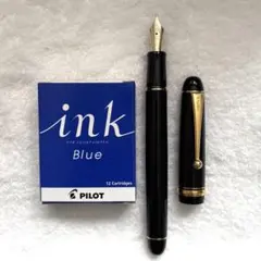 廃盤】パイロット L 万年筆 14K 585 F 細字 赤ラメ レディ レトロ