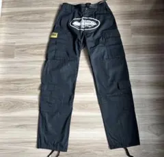 Slipperyスイッパリー ブラック×イエロー SWITCH PANTS 28 - メルカリ