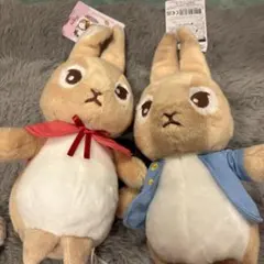 ダイソー ピーターラビット ぬいぐるみ 2体セット♪ピーター