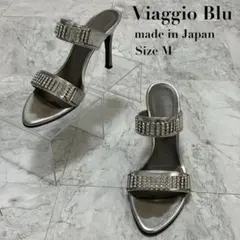 Viaggio Blu ビアッジョブルー サンダル ビジュー ラインストーン Mのサムネイル