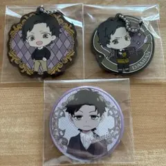 SPY×FAMILY ダミアン　缶バッジ　ラバーストラップ