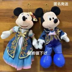 ファンタジースプリングス ミッキー ミニー ぬいぐるみバッジセット