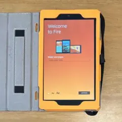 Amazon Fire HD 8 タブレット 16GB ブラック 本体 カバー付のサムネイル