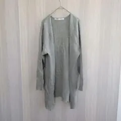 レイカズン カーディガン ロングカーディガン 羽織もの グレー フリー