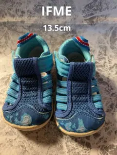 イフミー サンダル 13.5cm ブルー 水陸両用 ウォーターシューズ IFME