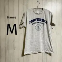 【ヘインズ/Hanes】良品✨️(M)グレー ecoSmart 半袖 Tシャツ