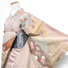 美品】豪華絢爛!! 袋帯 【正絹 六通】古典柄 藤の花×紗綾形文様 - メルカリ
