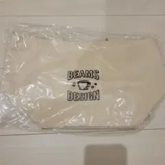 BEAMS DESIGN ベージュ トートバッグ