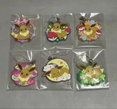 イーブイだらけ　ラバーストラップ（6種セット）
