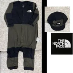 ノースフェイス カバーオール ロンパース 長袖 キャップ