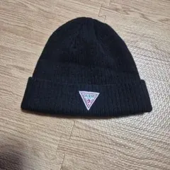 GUESS ブラック ニット帽 フリーサイズのサムネイル