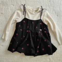 プティマイン　トップス100チェリー柄