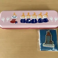 空き缶 リトルミイ ムーミン メリーチョコレート&ピンバッジセットのサムネイル