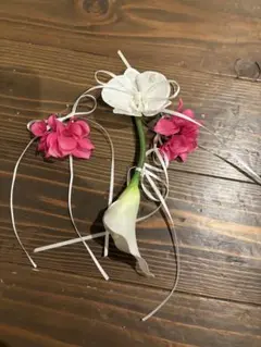 造花　イヤーカフ　フラワー　結婚式