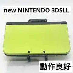 【動作良好】Newニンテンドー3DSLL ライム/ブラック 本体