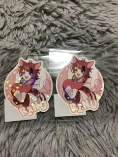 ふぁみくじ　C賞　莉犬くんホロステッカー