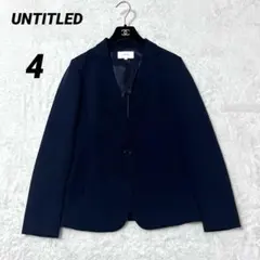 アンタイトル ￼テーラードジャケット スーツ シングル 濃紺 トールサイズ4