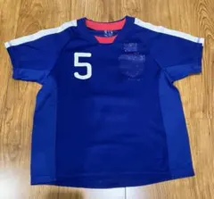 サッカー　日本代表 2010年 レプリカユニフォーム　長友佑都　5番　110cmのサムネイル