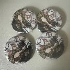 鬼滅の刃 幕間画ランダム缶バッジ伍 錆兎　4点